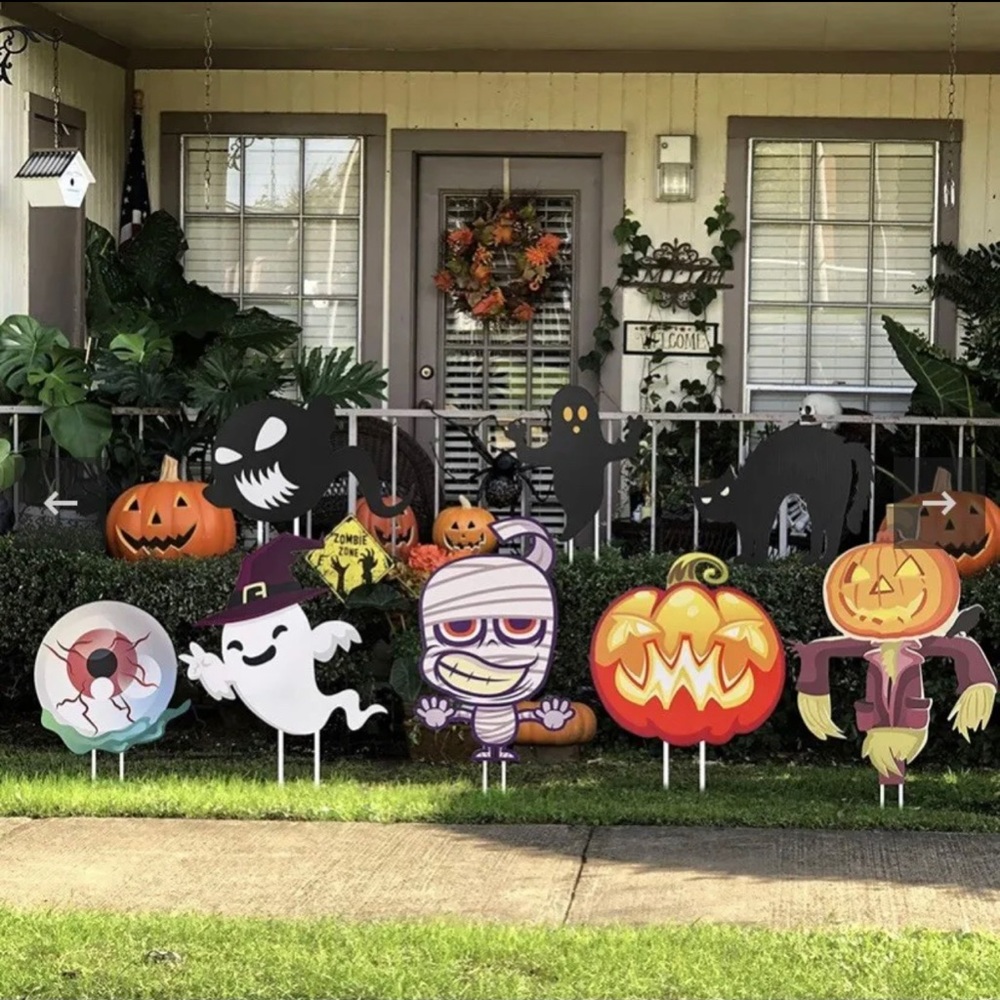 Halloween yard decoration 10 piece